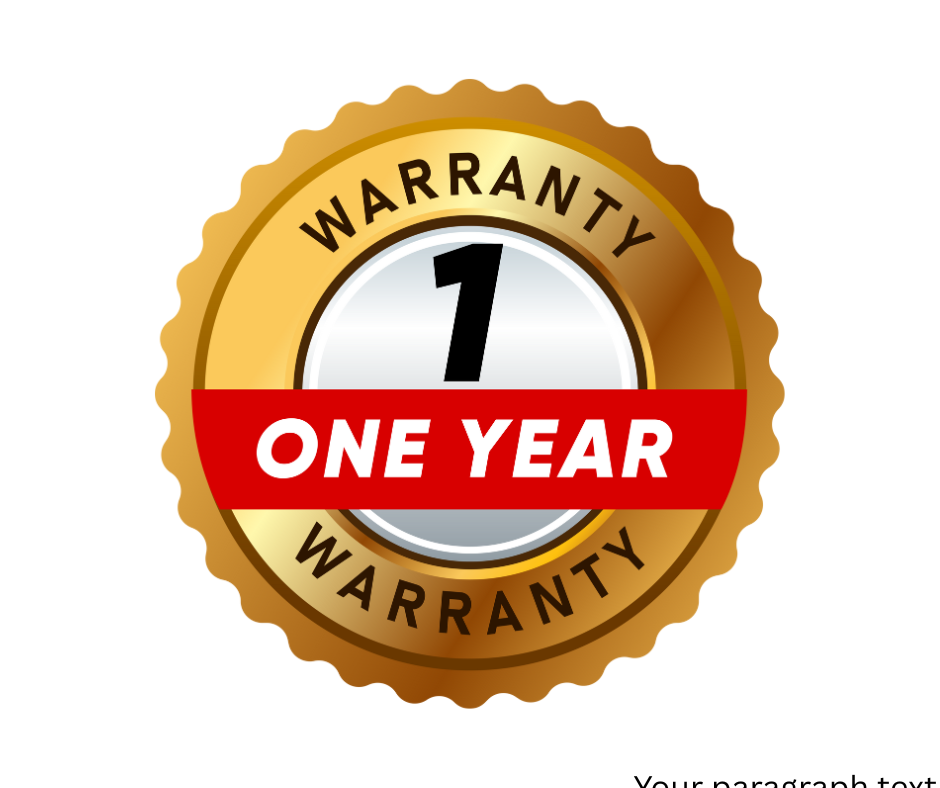 1 year Warranty